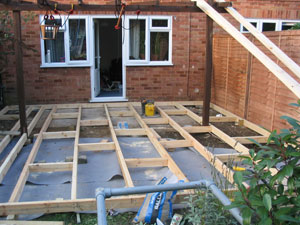 deck going in