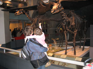 michelle and jo at the natural history museum